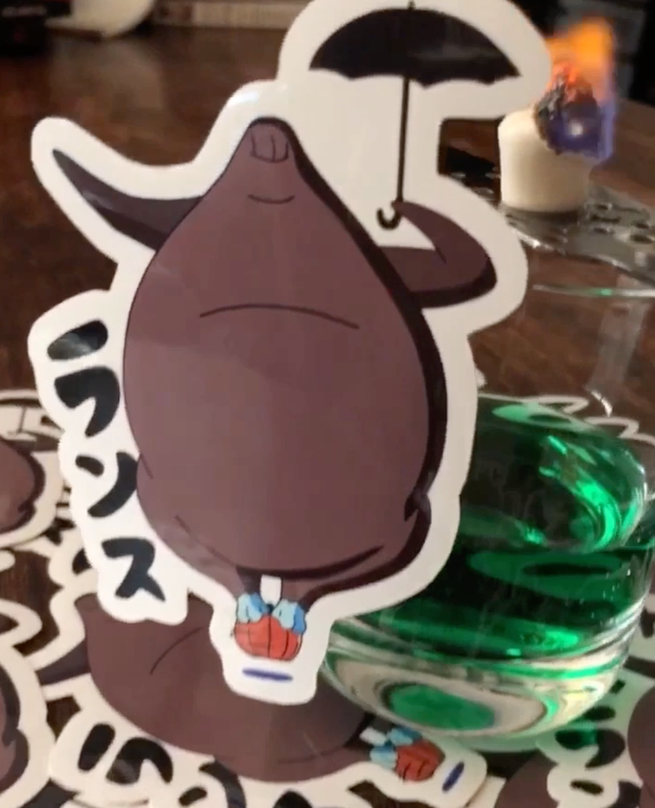 Load video: A short video featuring Lance the Turkey from Bob&#39;s Burgers as a sticker